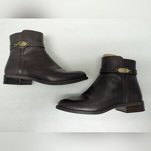 Michael Kors Finley Flat Bootie Brown size 7